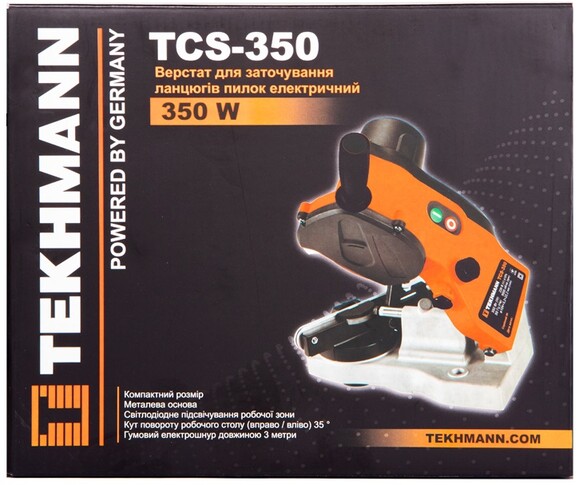 Верстат для заточування ланцюгів Tekhmann TCS-350 (850538) фото 6