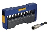 Набор бит Irwin Impact Pro PZ 9 шт и держатель (IW6062503)