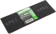 Сетка шлифовальная APRO P220 105х280 мм электрокорунд, 10 шт (828084)