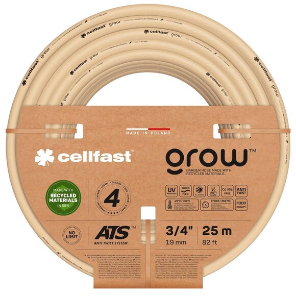 Шланг садовый Cellfast GROW 3/4" 25 м (13-521)