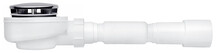 Сифон для душового піддону ANIplast E556CEU 1/2''х60, 53 мм, з двома трубками (CV025367)