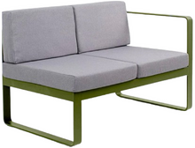 Двухместный диван OXA desire, левый модуль, зеленый оникс (40030005_14_54)