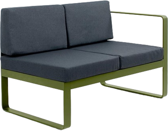 Двомісний диван OXA desire, лівий модуль, зелений онікс (40030005_14_54) фото 2