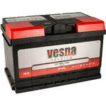 Автомобильный аккумулятор Vesna Premium Euro 12В, 75 Ач (415 075)