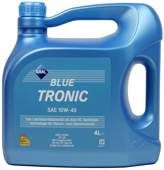 

Моторное масло ARAL Blue Tronic 10W-40, 4 л (25400)