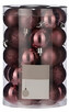 Набор елочных игрушек House of Seasons 4 см, 34 шт. (темно-розовые) (8718861796858)