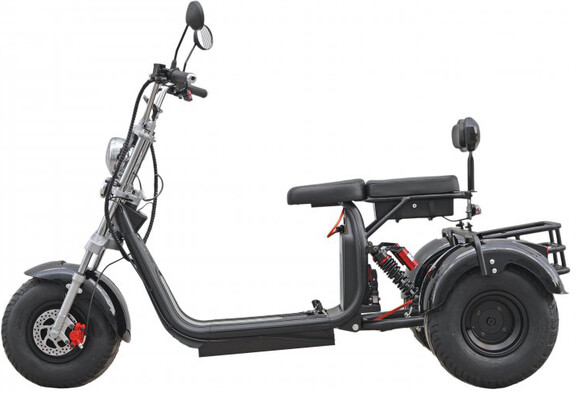 Электроскутер Maxxter TRIKE 2.0 (Black) изображение 2