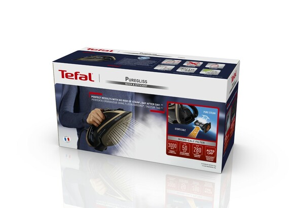 Утюг Tefal Puregliss Coppertinto&Black FV8064E0 изображение 3