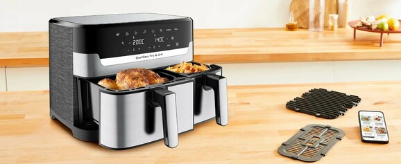 Мультипіч Tefal Dual EasyFry&Grill AirFryer (EY905D10) фото 11