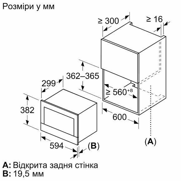 Мікрохвильова піч вбудована Bosch BFL7221B1 фото 6