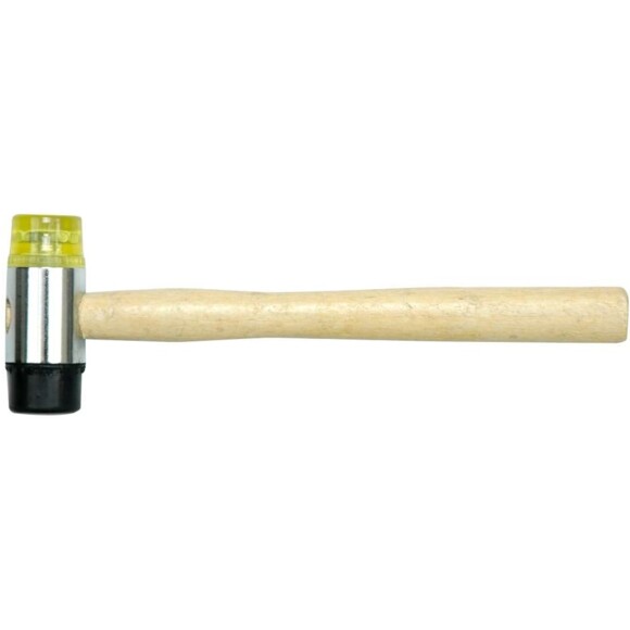 Киянка VOREL з дерев'яною ручкою 35 мм (33950)