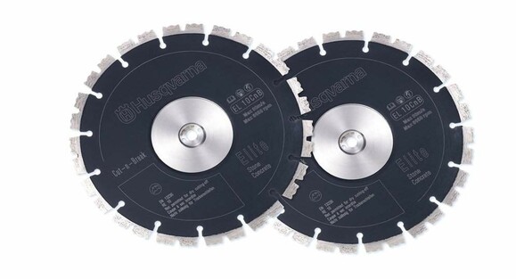 Алмазный диск Husqvarna EL10CNB пара, тв. бетон, для резаков Cut - n - Break изображение 2