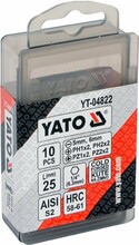 Набір насадок отверточних YATO YT-04822