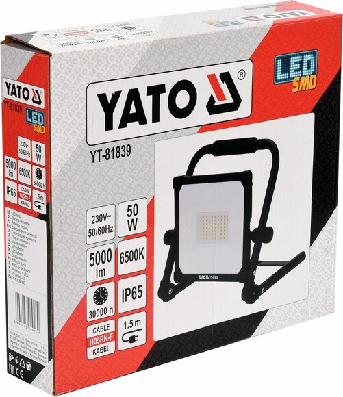 Переносной прожектор Yato (YT-81839) изображение 4