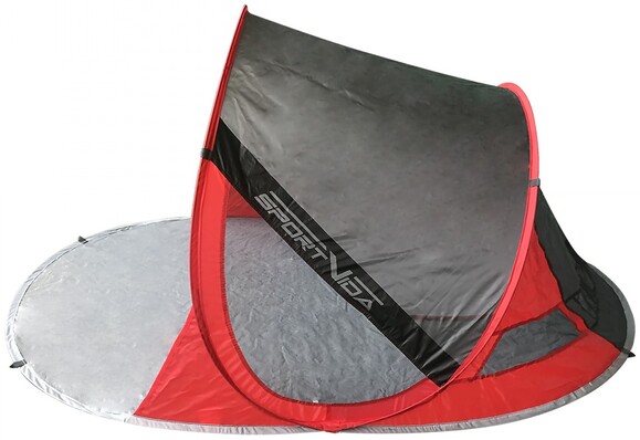 Пляжная палатка SportVida Grey/Red 190x120 см (SV-WS0009) изображение 4