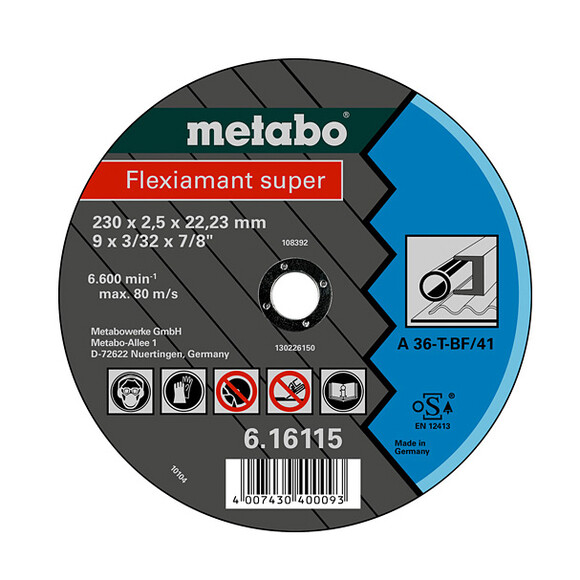 Отрезной круг METABO Flexiamant super 115 мм (616751000)