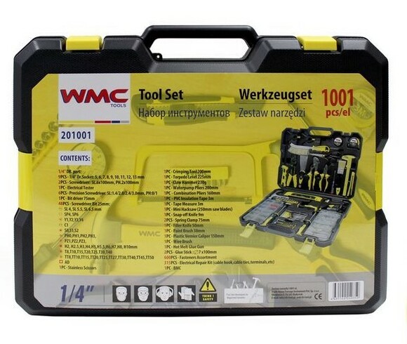 Набір інструментів WMC Tools WT-201001 1001 шт 48154 фото 5