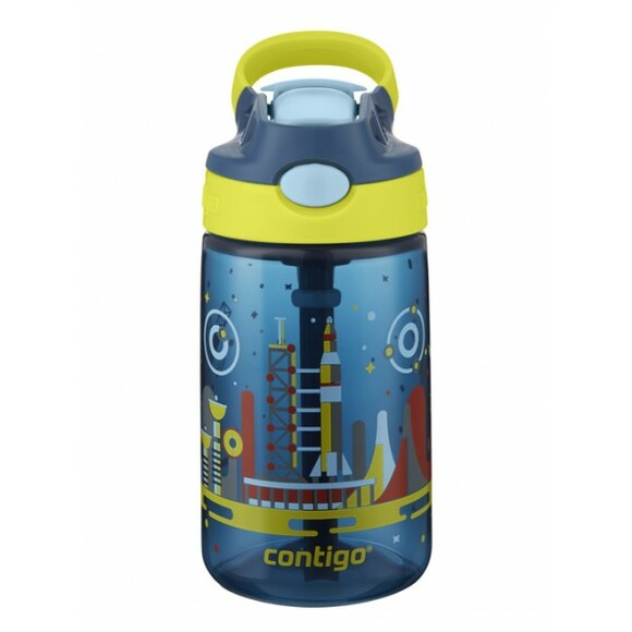 Пляшка для води дитяча Contigo Gizmo Flip 420 мл Nautical Space (2116114)