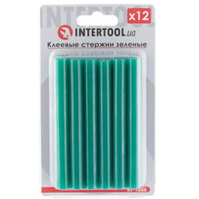 Комплект зелених клейових стрижнів Intertool RT-1056