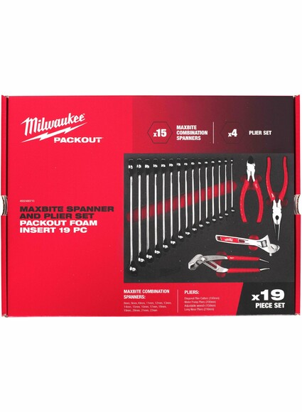 Набор инструментов Milwaukee PACKOUT 19 шт. (4932480715) изображение 2