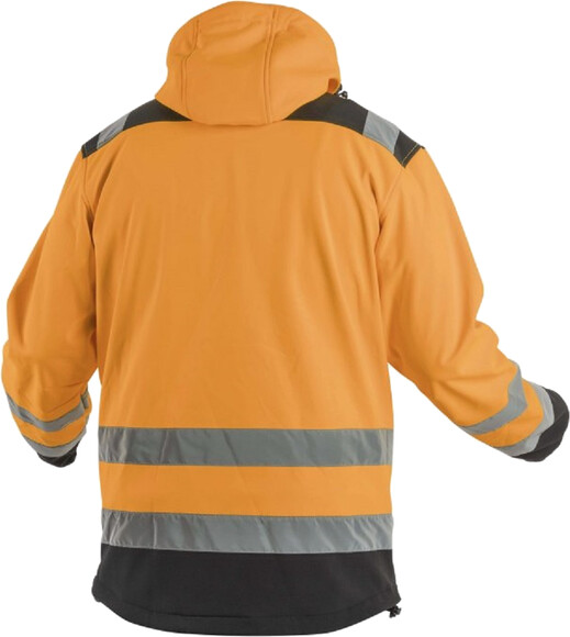 Куртка сигнальная HOEGERT Argen Softshell с капюшоном XL (54) (HT5K259-XL) изображение 2