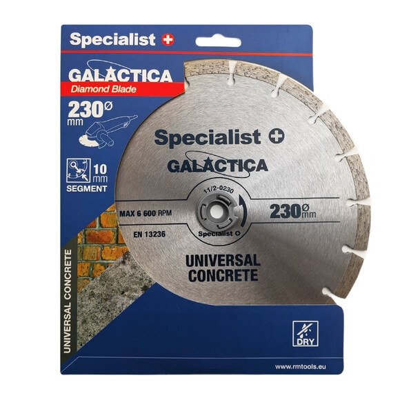 Диск алмазний Specialist+ GALACTICA 230x10x22.2 мм (11/2-0230) фото 2