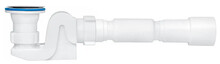 Сифон для душового піддону ANIplast Бриг 1 1/2"х40 мм з двома трубками E616EU (CV025368)
