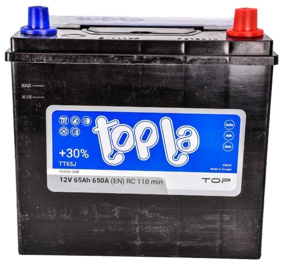 Аккумулятор Topla Top JIS 6 CT-65-R (118665) изображение 2
