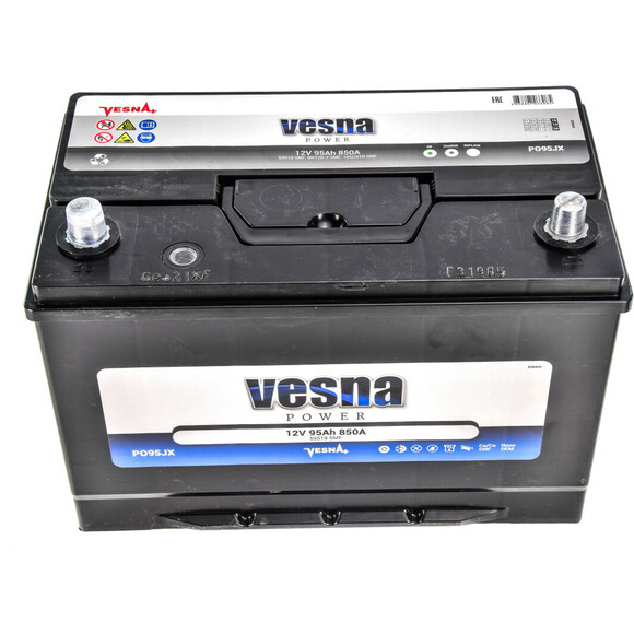Автомобильный аккумулятор Vesna Japan 12В, 95 Ач (415 395) изображение 2