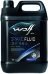 Тормозная жидкость WOLF BRAKE FLUID DOT 3/4, 5 л (8311482)