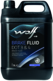 Гальмівна рідина WOLF BRAKE FLUID DOT 3/4, 5 л (8311482)