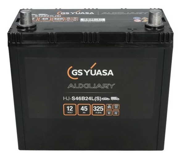 Автомобильный аккумулятор Yuasa (HJ-S46B24L) изображение 3