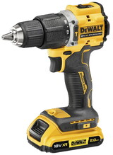 Дрель-шуруповерт ударный DeWALT XR, Li-Ion 18 В (DCD100YD2T)