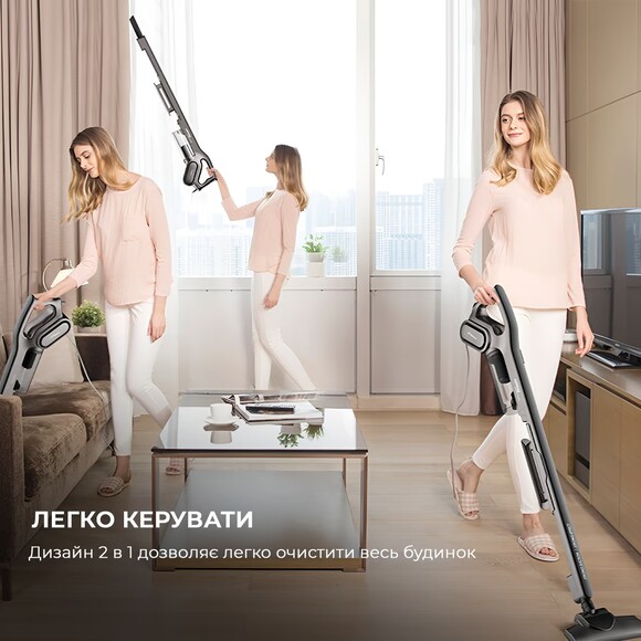 Пилосос Deerma Stick Vacuum Cleaner Cord Gray (DX700S) фото 9