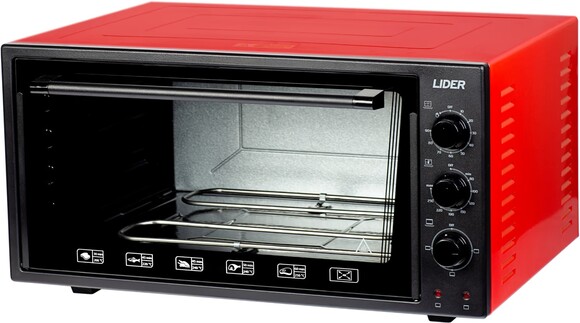 Электропечь LIDER 4823 ECO (black-red)