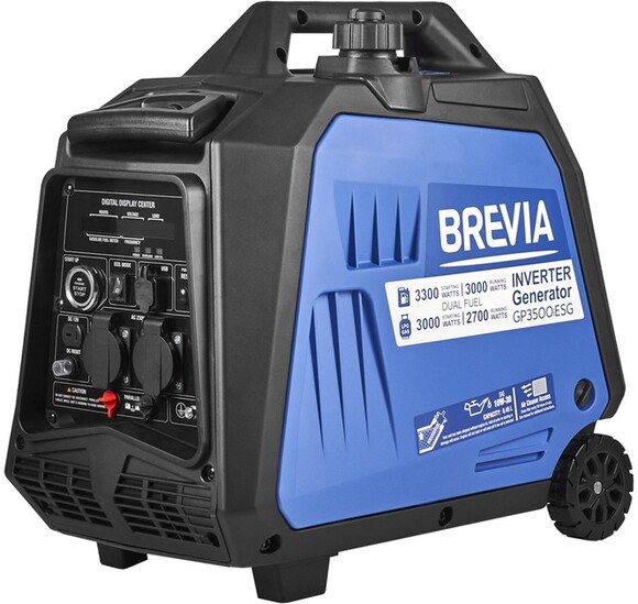 Двухтопливный инверторный генератор Brevia GP3500iESG изображение 2