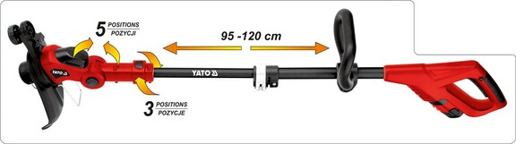 Триммер аккумуляторный Yato YT-85110 изображение 3