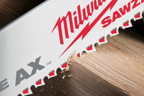 Полотно для шабельної пилки Milwaukee Sawzall THE AX по дереву/цвях L = 230 5ш (48005026) фото 2