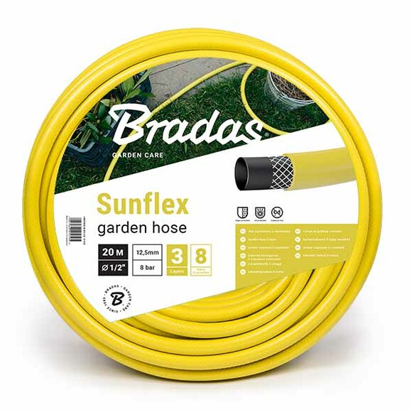 Шланг для поливу Bradas SUNFLEX 3/4 дюйм 20м (WMS3/420)