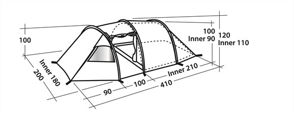 Палатка Easy Camp Spirit 300 (43258) изображение 6