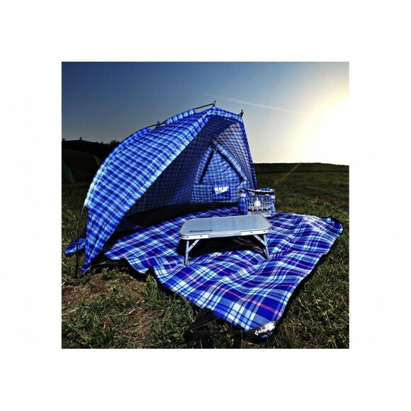 Коврик для пикника KingCamp Picnic Blanket Blue Checkers (KG3710P BLUE CHECKERS) изображение 4