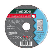 Відрізний круг METABO Flexiarapid super 125 мм (616222000)