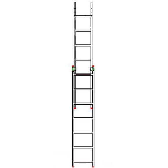 Лестница для полувагонов VIRASTAR 3м CA54094-1