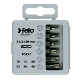 Набір біт Felo 50мм TX10/TX15/TX20/TX25/TX30/TX40 6шт (03691516)