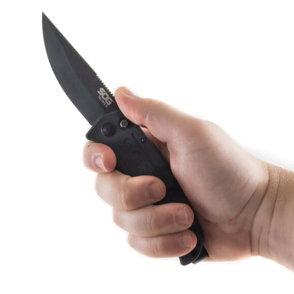 Нож складной SOG Tac Ops Black Micarta (SOG TO1011-BX) изображение 4