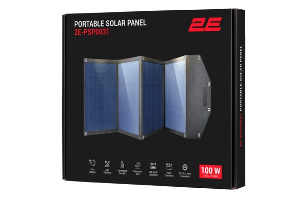 Портативна сонячна панель 2E 100 Вт (2E-PSP0031) фото 7
