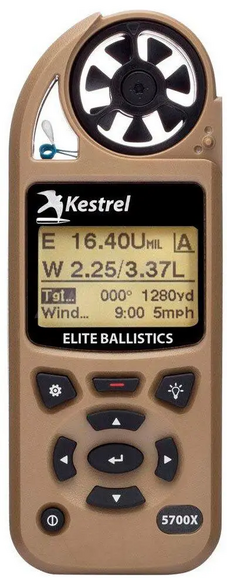 Метеостанція Kestrel 5700X Elite З БТ модулем, балл. кальк. к:пісочний (2370.06.48)