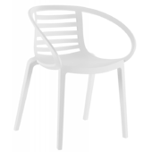 Кресло Papatya Mambo белое (00-00002326)