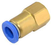 Соединение цанговое для полиуретановых шлангов AIRKRAFT 6 мм, 1/4" (SPCF06-02)