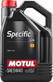 Моторное масло MOTUL Specific LL-04, 5W40 5 л (101274)
